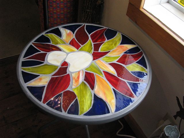 multicolored table