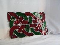 red and green celtic knot