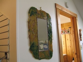 Mirror Is Made Of Yellow And Green Youghiogeny Glass