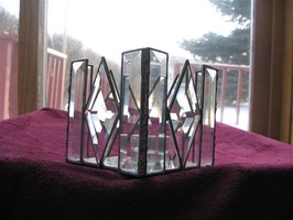 4x4 Candle Shelter Made Clear Bevels 