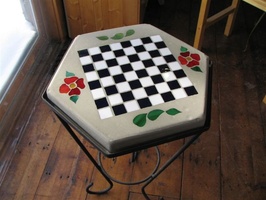18 Inch Checker Board Stone