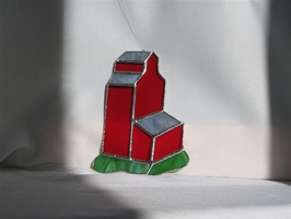Red And Grey Elevator 8 Inches High